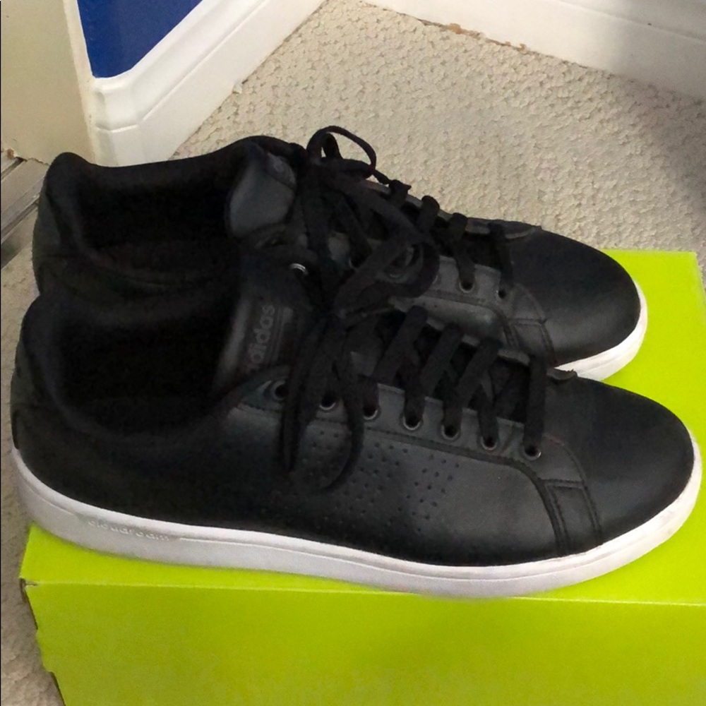 Adidas Neo Cloud Black Shoes Size 10.5 US